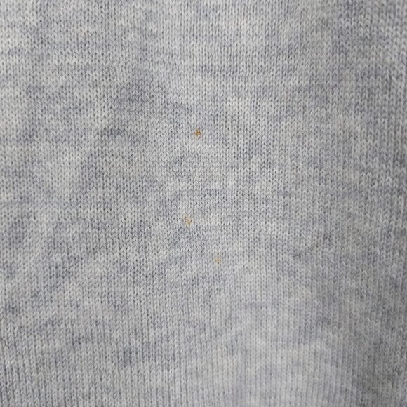 J Crew Sweater Women M Gray 100% Merino Wool Side Tie Long Sleeve Knit Tunic NEW - Picture 5 of 11